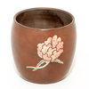 Чашка,"Ценный цветок",коричневая, Цзяньшуй арт. 3393 Чашка,"Ценный цветок",коричневая, Цзяньшуй