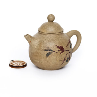 Чайник Исин, роспись глиной, №15, 80 мл арт. 3602 Чайник Исин, роспись глиной, №15, 80 мл